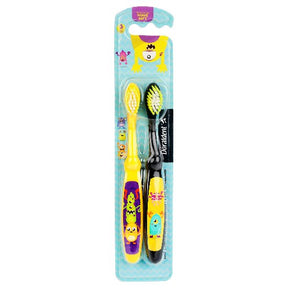 7501061812609-Cepillo Dental Dorald Inf Monster / Unicornio Con 2 Piezas-1