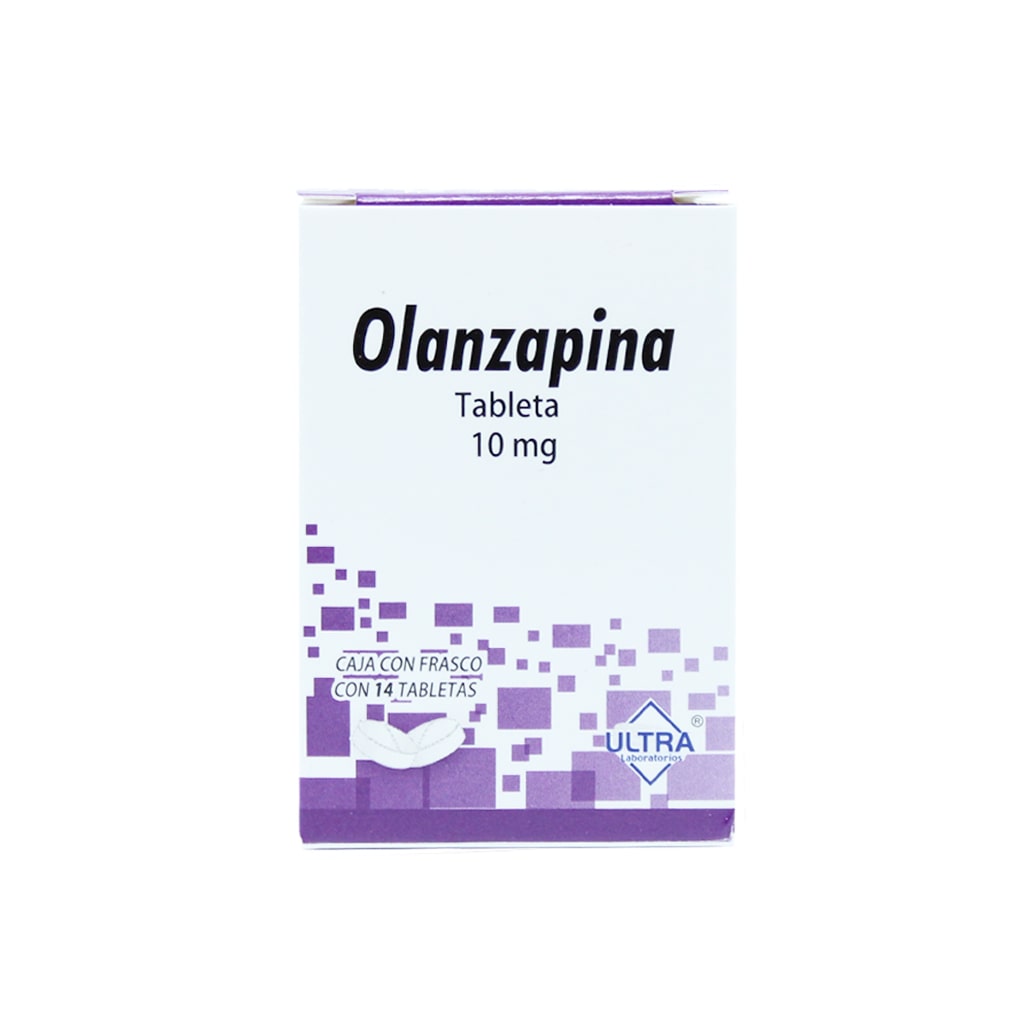 Olanzapina 10 Mg Con 14 Tabletas Ultra / Avivia Generico 7502216796874
