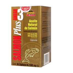 Ultra Salmon Plus Con 90 Capsulas Pronat