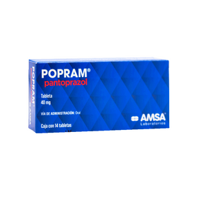 Pantoprazol Popram 40 Mg Con 14 Tabletas Amsa Generico 7501349028364