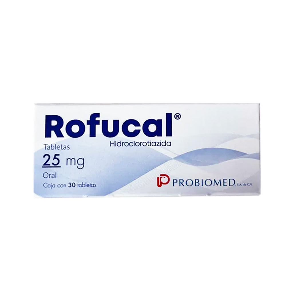 Rofucal 25 Mg Con 30 Tabletas  7502213144012