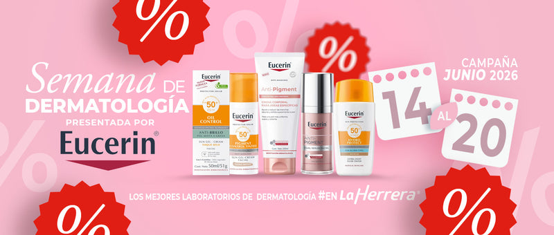 Promoción, semana de la dermatología, presentada por Eucerin, campaña Junio 2026