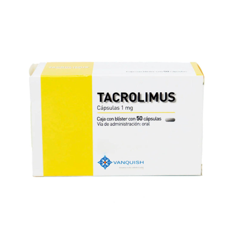 Tacrolimus 1Mg 50 Capsulas 7502215781567