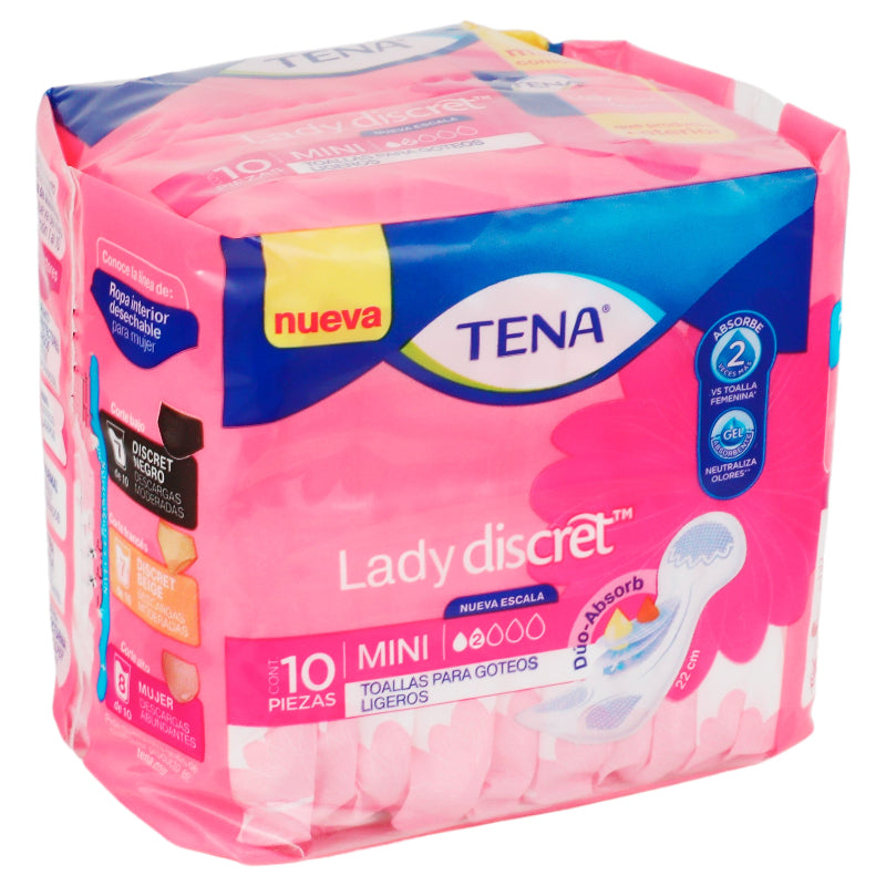 Toallaa Tena Lady Mini Con 10 7501019003103 perfil 2