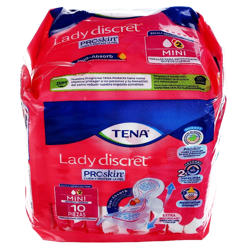 Toallaa Tena Lady Mini Con 10 7501019003103 perfil 4