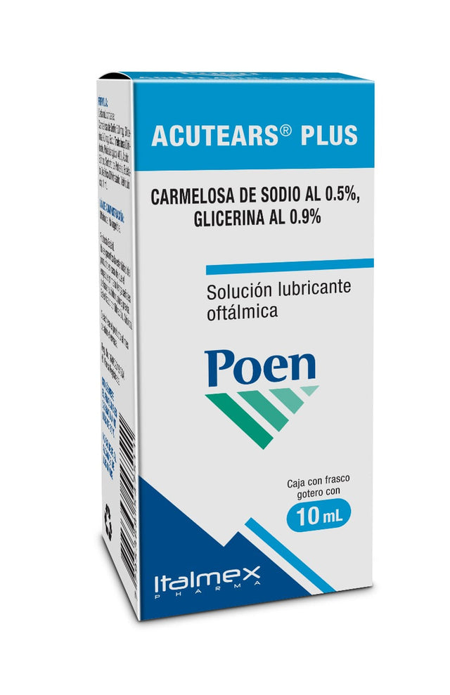 Acutears Plus 0.5% Solución Oft 10 Ml Glicerina 0.9% Poen