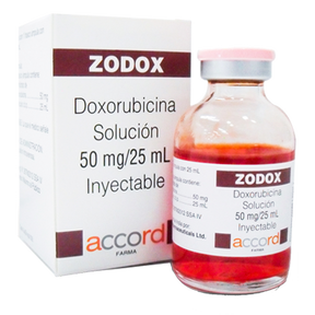 Zodox Solución Inyectable 50 Mg / 25 Ml Doxorubicina 7506335701528