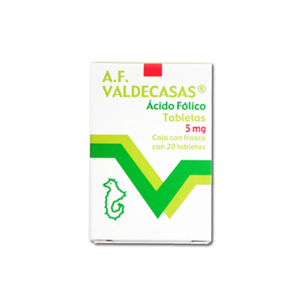 A F Valdecasas 5 Mg Frasco Con 20 Tabletas 7501446000010