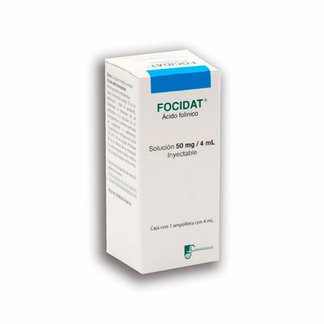 Acido Folinico 50 Mg / 4 Ml Solución Focidat 7237079290916