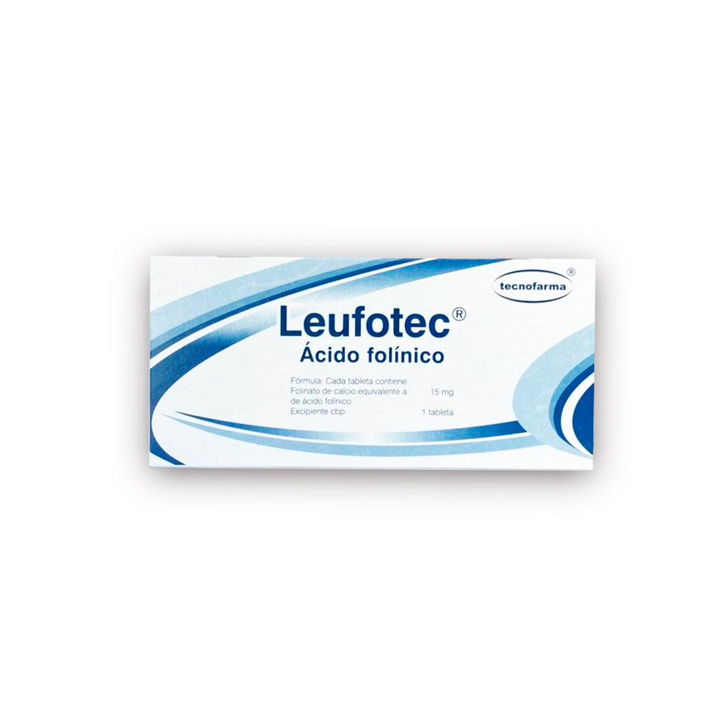 Acido Folinico Leufotec 15 Mg Con 12 Tabletas 7501471889307