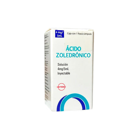 Acido Zoledronico 4 Mg / 5 Ml Inyectable Solución Hetero 7506442703392