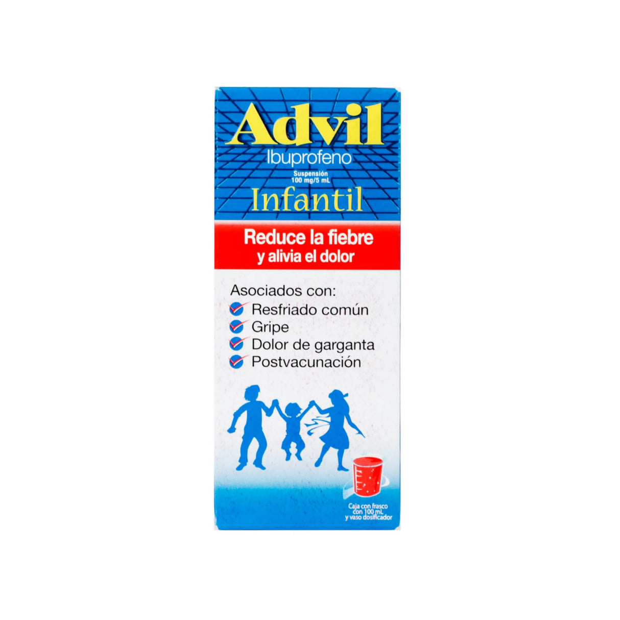 Advil Inf Frutas Suspension 100 Mg / 5 Ml 7501065075444