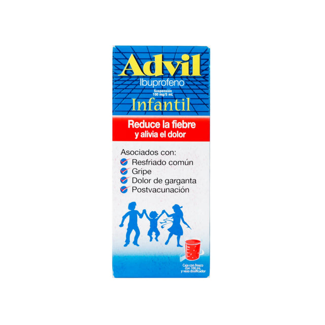Advil Inf Frutas Suspension 100 Mg / 5 Ml 7501065075444