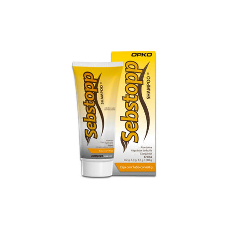 Alantoina Alquitran Sebstopp Shampoo Crema 0.2 / 5 / 3 / 100 G Tubo 60 G 7503000997439