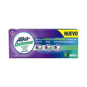 Alka D Efense Mta 20 Tabletas Masticables 7501008499627