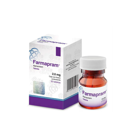 Alprazolam 2 Mg Con 30 Tabletas Generico Ifa 7501249600134