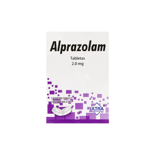 Alprazolam 2 Mg Con 30 Tabletas Ultra 7502216796256