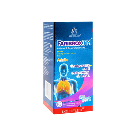 Ambroxol Dextrametorfan Faribrox Tm Jarabe 225 / 225 Mg Frasco 150 Ml 7502211789277