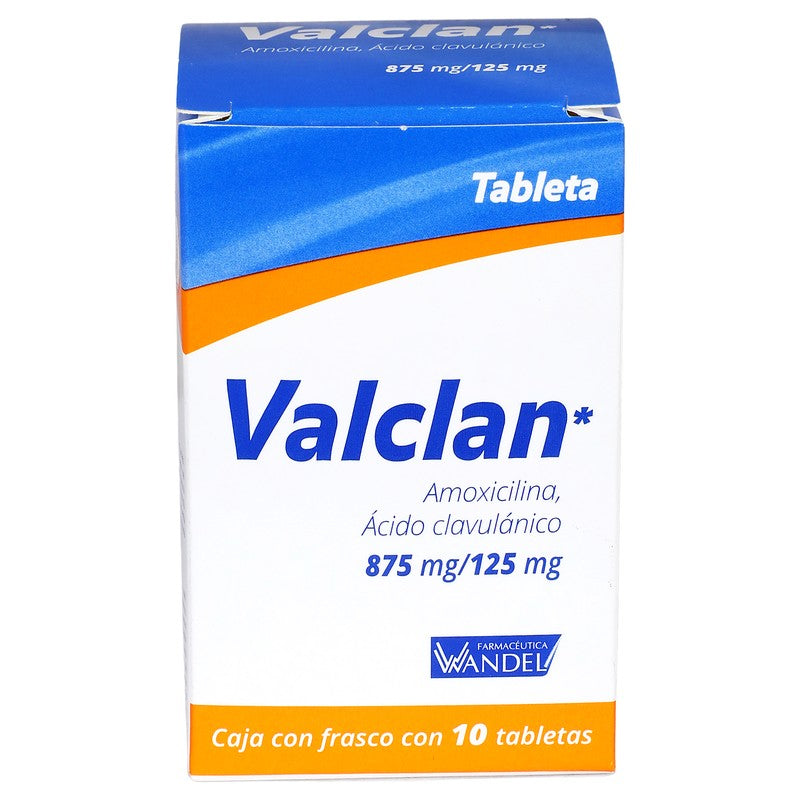 Amoxicilina Acido Clavulanico Valclan 875Mg 10 Tabletas 7503001007250 3