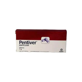 Ampicilina Pentiver 1 G Con 8 Tabletas 7503000422672