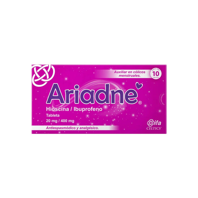 Ariadne 20Mg/400Mg 10 Tabletas 7501249608260
