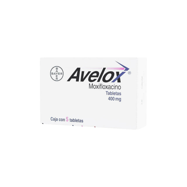 Avelox 400 Mg Con 5 Tabletas 7501318696464