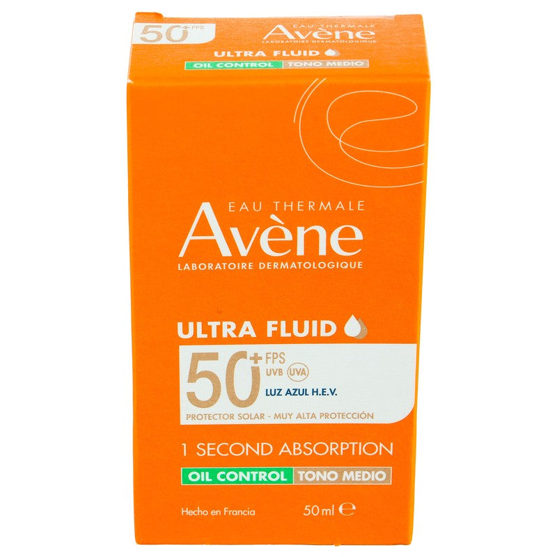 Avene Ultra Fluido Tono Medio 50 Ml Bloqueador Avene 3282770400441 3