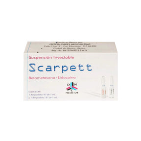 Betametasona Lidocaina Scarpett Generico Iny.1X1 Ml 1306881054170