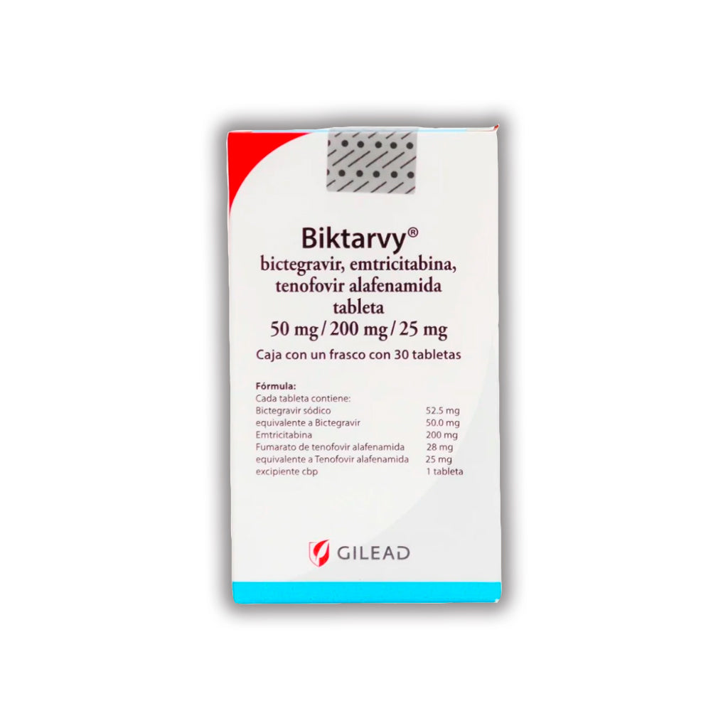 Biktarvy Bicon Emt 50 / Mg / 200 Mg / 25 Mg 30Tabletas 361958926515