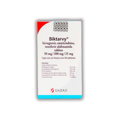 Biktarvy Bicon Emt 50 / Mg / 200 Mg / 25 Mg 30Tabletas 361958926515