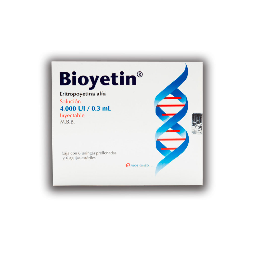 Bioyetin 4000U.I Con 6 Frascos Ampula 7502213140397