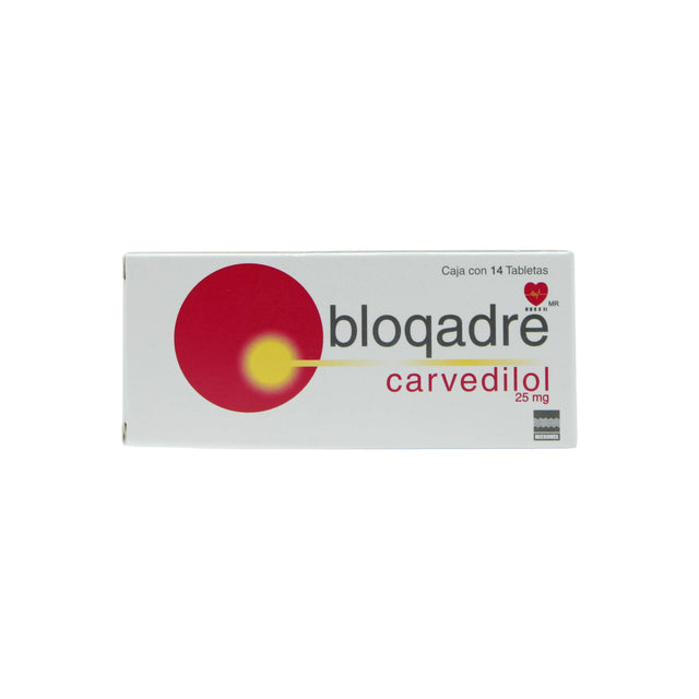 Bloqadre (Carvedilol) 25 Mg Con 14 7502231320146