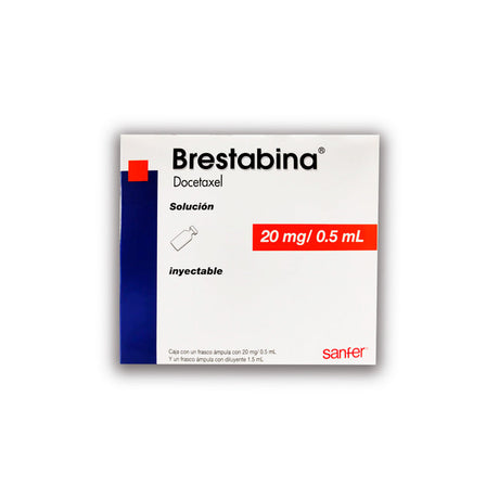 Brestabina Docetaxel Solución Inyectable 80 Mg / 2 Ml Sanfer 7501070601119