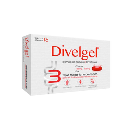 Bromuro De Pinaverio/Dimeticona Divelgel 100/300 Mg Capsulas 2 Progela 75082246