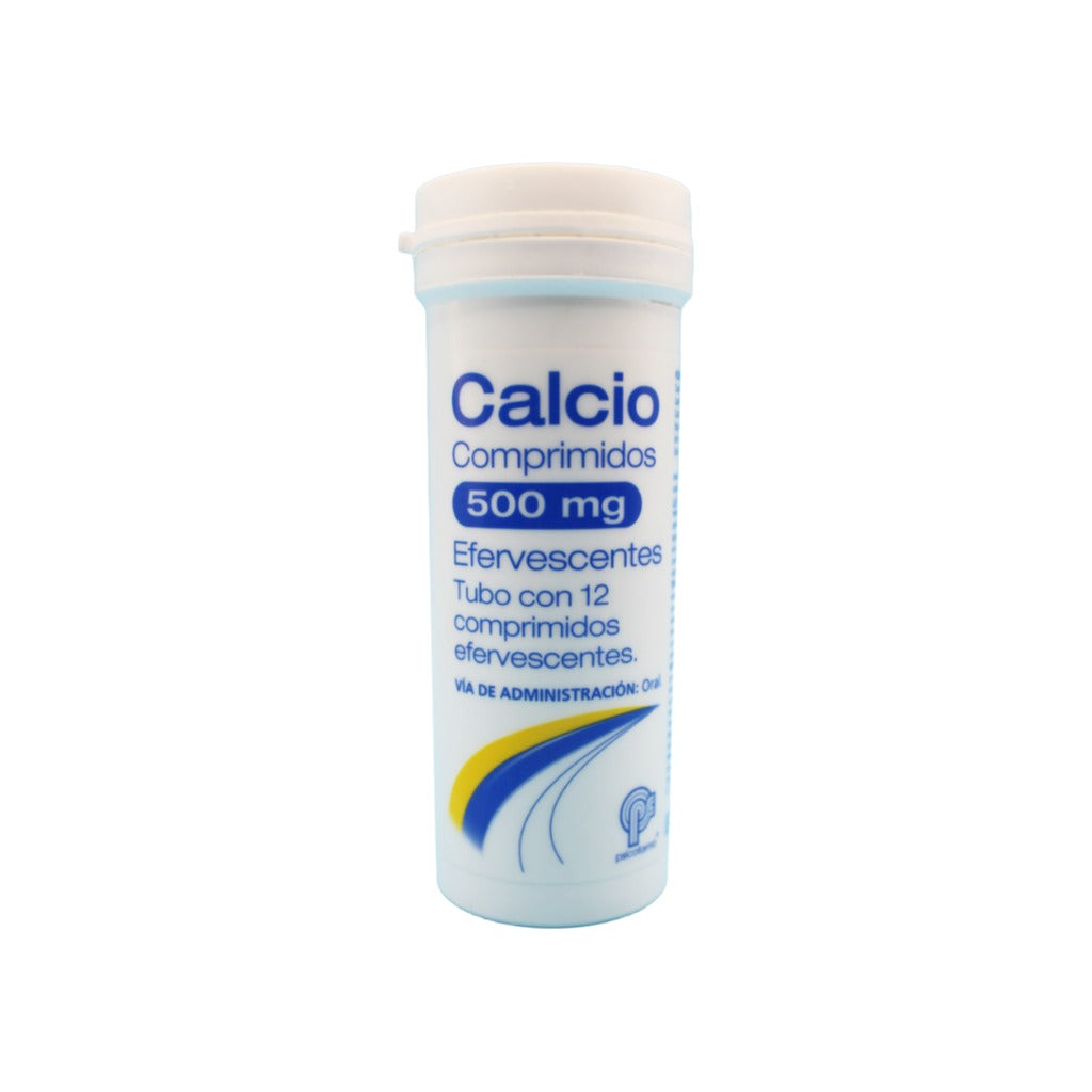 Calcio 500 Mg Con 12 Comprimidos Psicofarma Generico 7501384504939