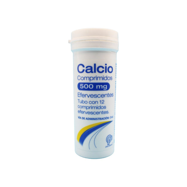Calcio 500 Mg Con 12 Comprimidos Psicofarma Generico 7501384504939