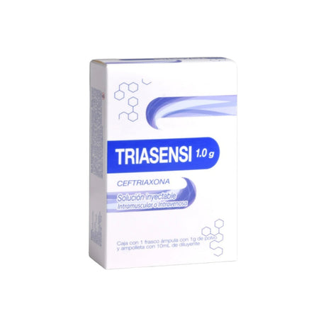 Ceftriaxona Triasensi I.V / I.M 1 Gr / 10 Ml 7506022315212