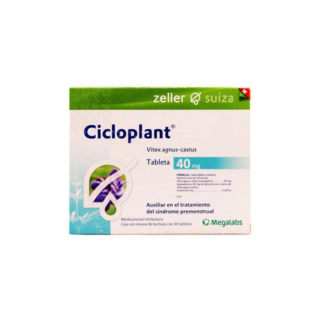 Cicloplant 40 Mg 30 Tabletas 7501390910205