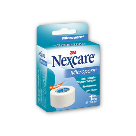 Cinta Micropore Blanco 2.5Cmx5M Nexcare 7501023108856