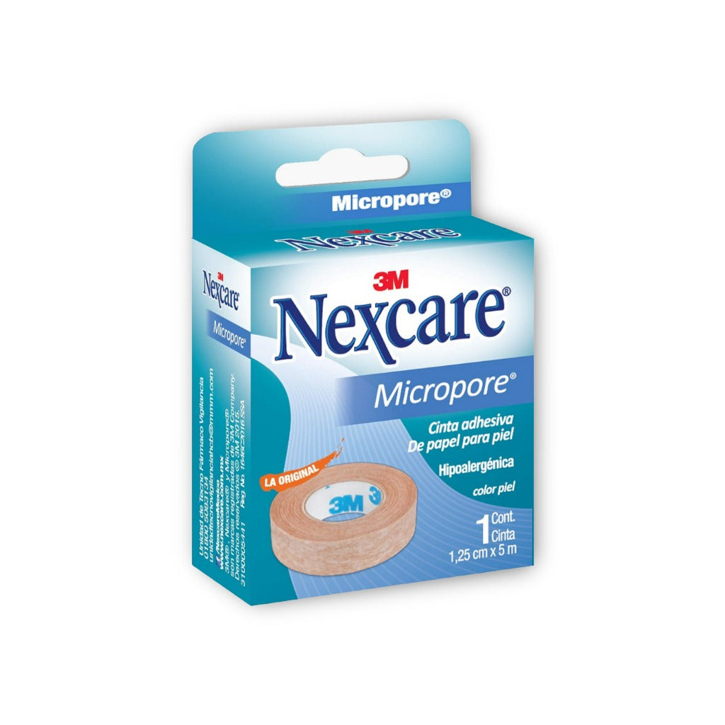 Cinta Nexcare Micropore 1.25Cmx5M Piel 7501023108887