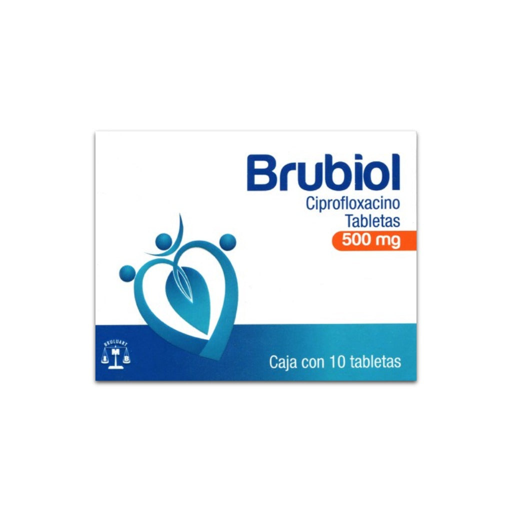 Ciprofloxacino Brubiol 500 Mg Con 10 Tabletas 7501537161163