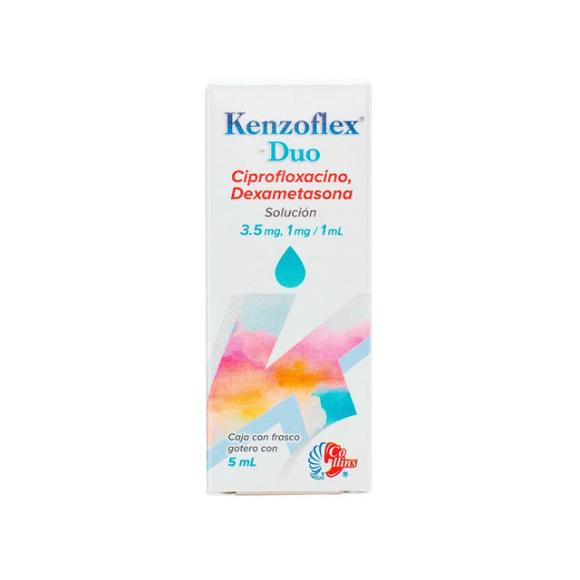 Ciprofloxacino / Dexametaxona 5 Ml Solución 3.5 Mg / 1 Ml Kenzoflex Duo 780083148928