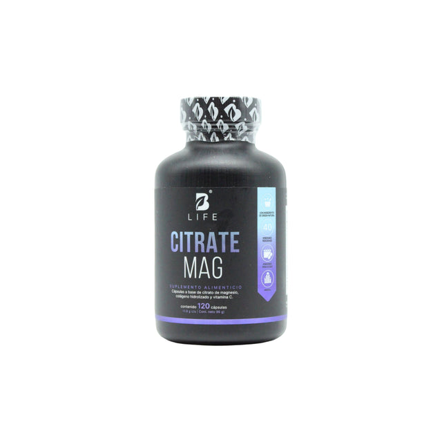 Citrate Mag 800 Mg 1Con 20 Capsulas Blife (Citrato De Magnesio) 23551