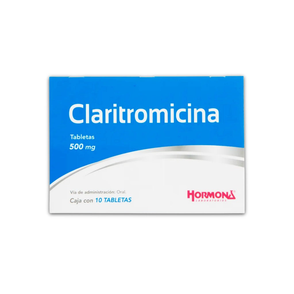 Claritromicina 500 Mg Tabs Hormona Generico 7501385495380
