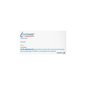 Clexane 40 Mg Inyectable Con 2 Jgs 7501072350220