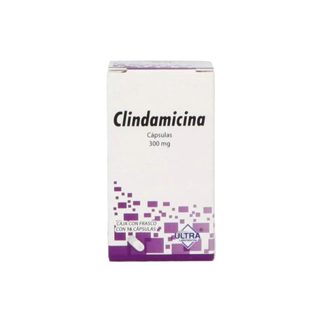Clindamicina 300 Mg Con 16 Capsulas Ultra Generico 7502216793132