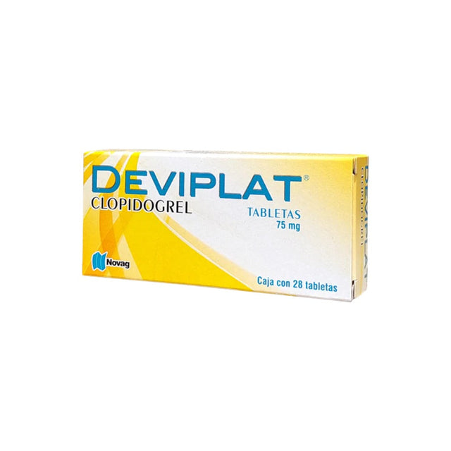 Clopidogrel Deviplant 75 Mg Con 28 Tabletas 7501075719260