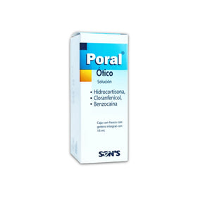 Cloranfenicol Hidrocortisona Poral Gotas Oftalmologicas 10 / 5 Mg Frasco 5 Ml 7502001167513
