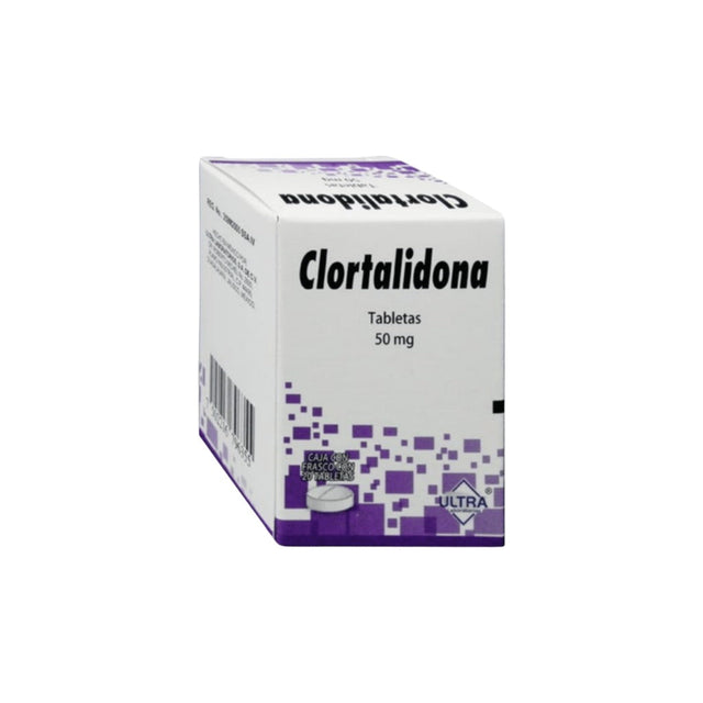 Clortalidona 50 Mg Con 20 Tabletas Ultra / Avivia Generico 7502216796355
