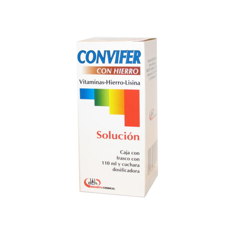 Complejo B Hierro Convifer Solución Frasco 110 Ml – Farmacia Herrera
